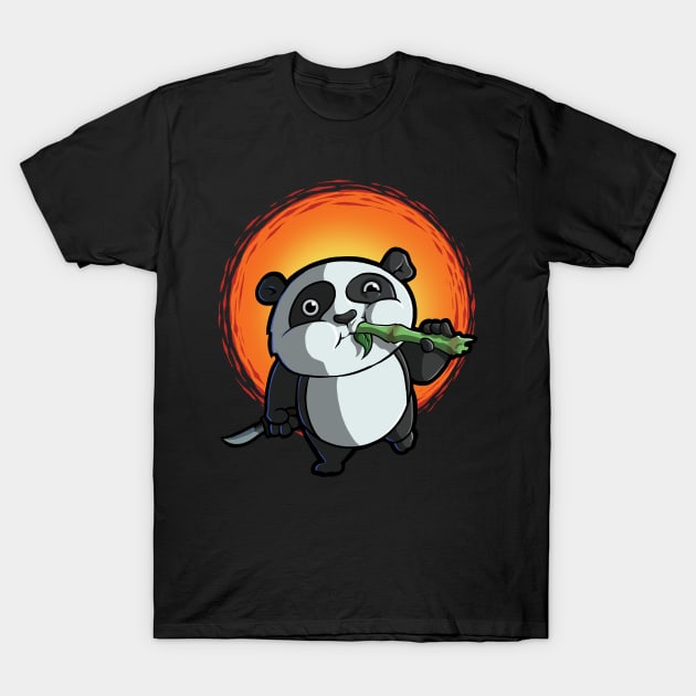 Scary Baby Panda T-Shirt by TopStyleTrends